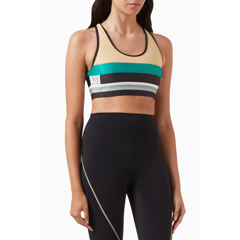 P.E. Nation - Division One Sports Bra in Recycled Tech Polyester