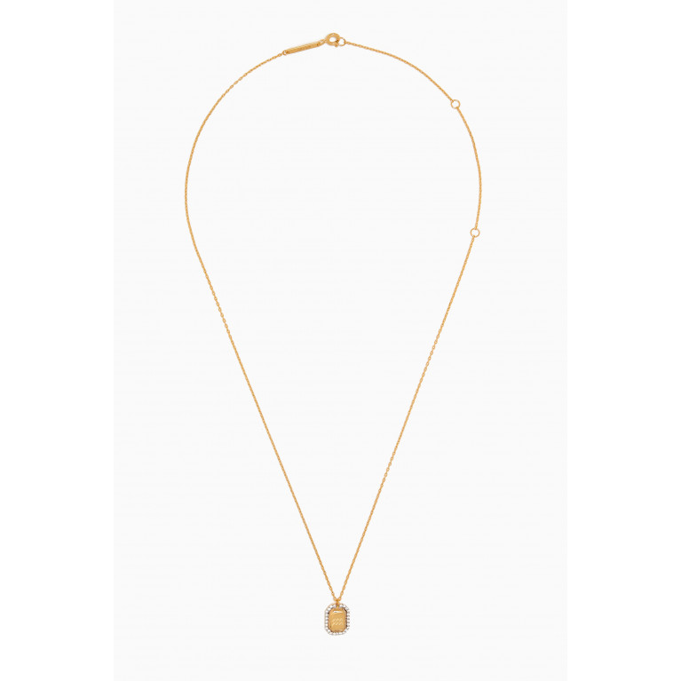 PDPAOLA - Aquarius Necklace in Gold-plated Sterling Silver
