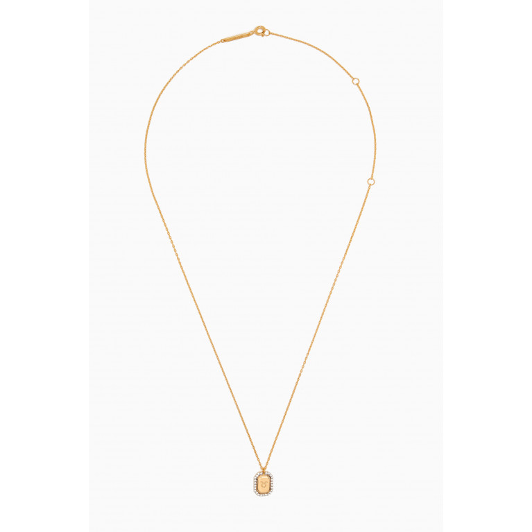 PDPAOLA - Taurus Necklace in Gold-plated Sterling Silver