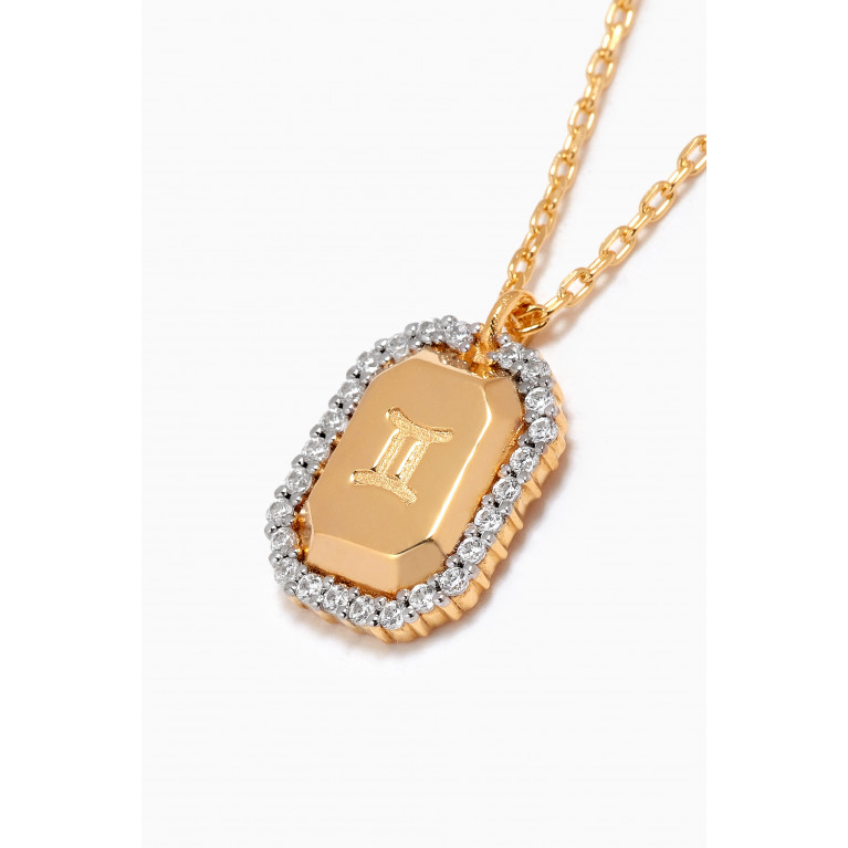 PDPAOLA - Gemini Necklace in Gold-plated Sterling Silver