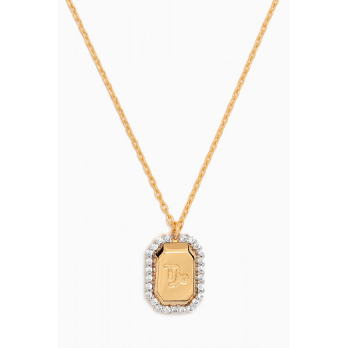 PDPAOLA - Capricorn Necklace in Gold-plated Sterling Silver