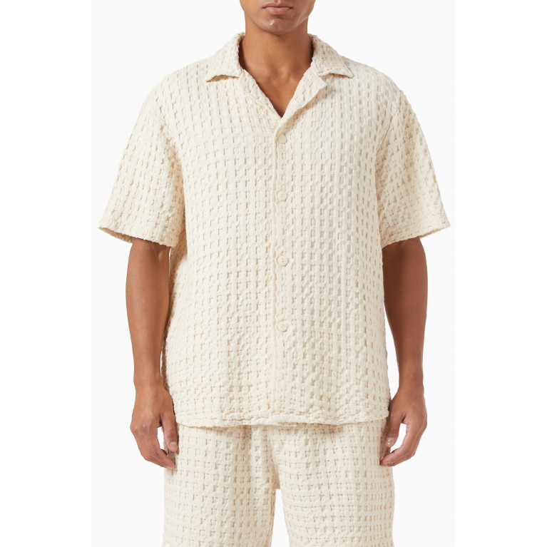 OAS - Cuba Waffle Shirt in Cotton