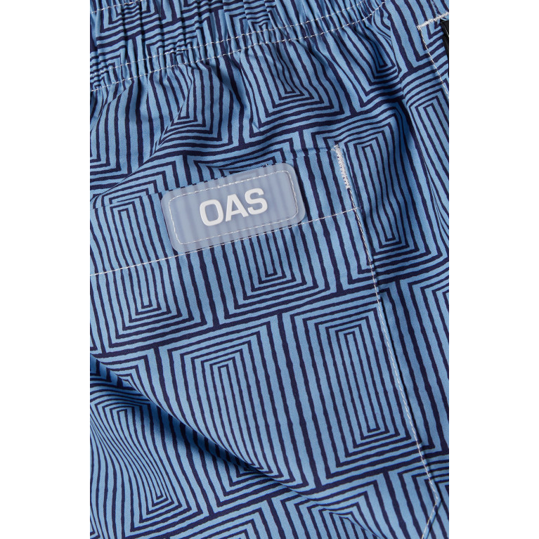OAS - Frame Print Swim Shorts in Nylon