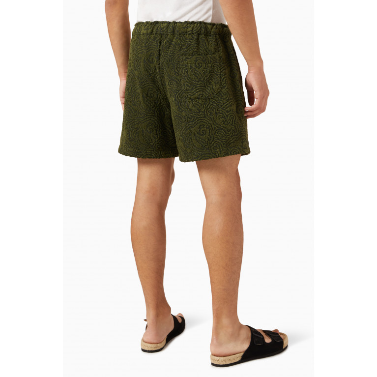 OAS - Squiggle Shorts in Cotton Terry