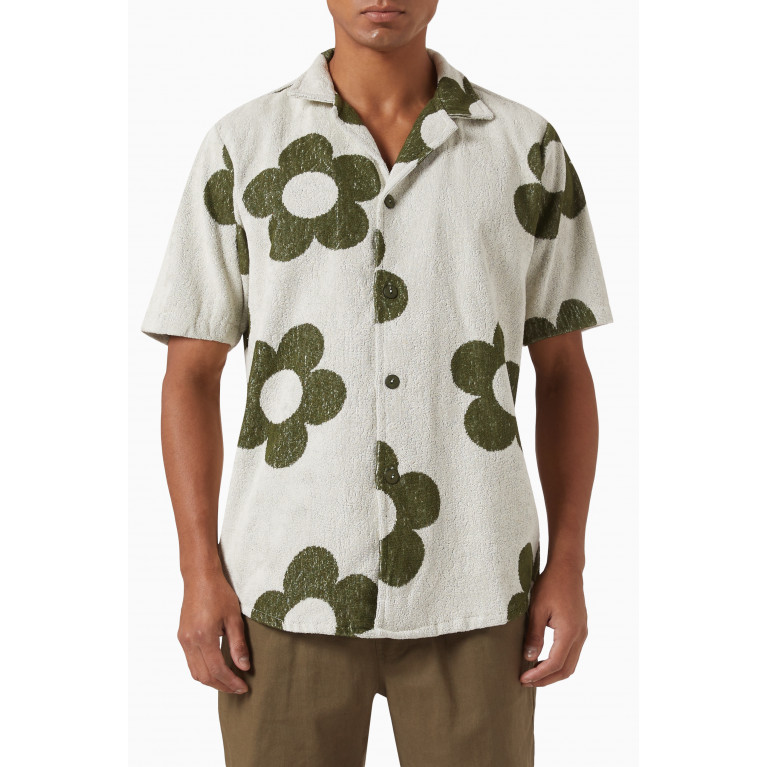 OAS - Meadow Cuba Shirt in Cotton Terry
