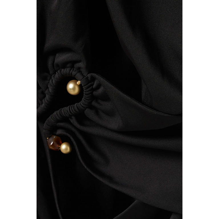 C/MEO - Entropy Cut-out Dress Black