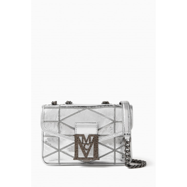 MCM - Mini Travia Quilted Shoulder Bag in Crushed Leather