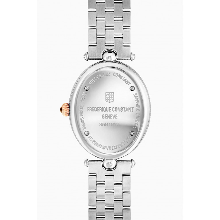 Frédérique Constant - Classics Art Deco Oval Stainless Steel Quartz Watch, 30mm