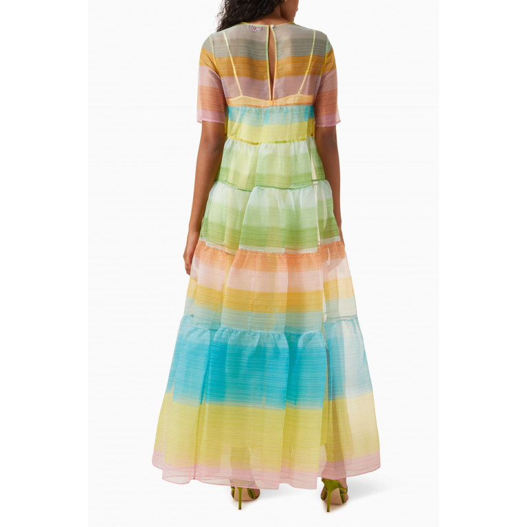 Staud - Hyacinth Maxi Dress in Sheer Organza