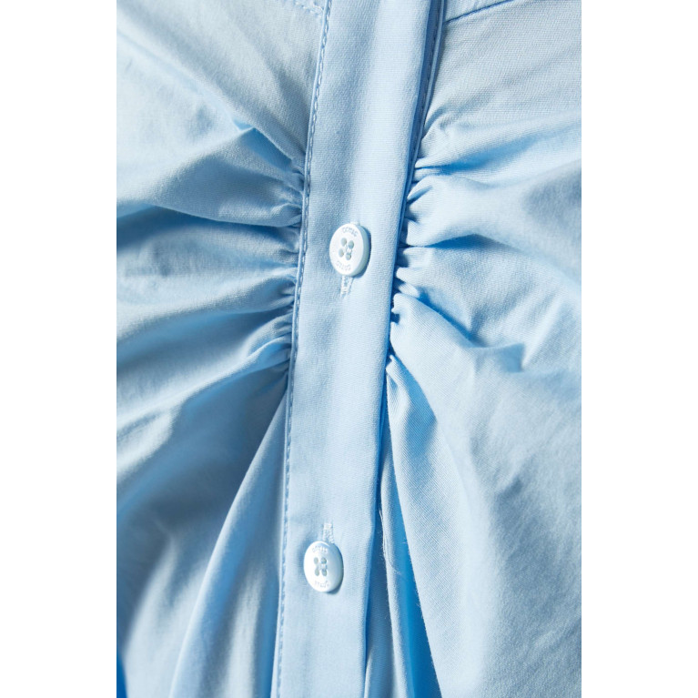 Staud - Reese Midi Dress in Cotton Blue
