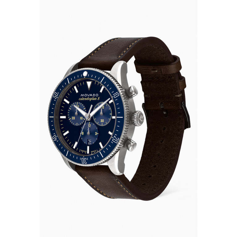 Movado - Movado Heritage Series Calendoplan S Chronograph Watch, 42mm