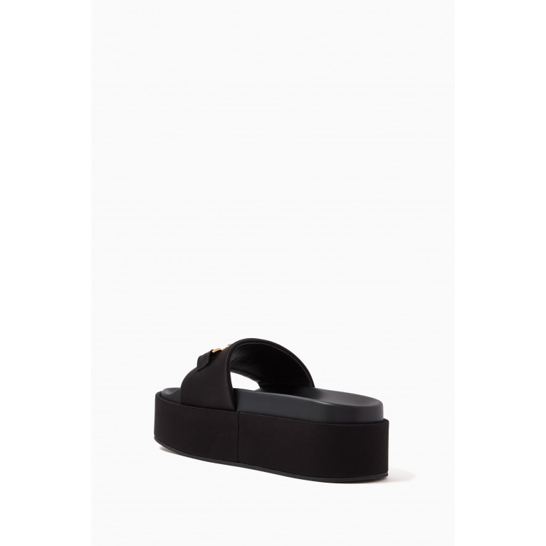 Versace - Meduse 95' Platform Sandals in Satin
