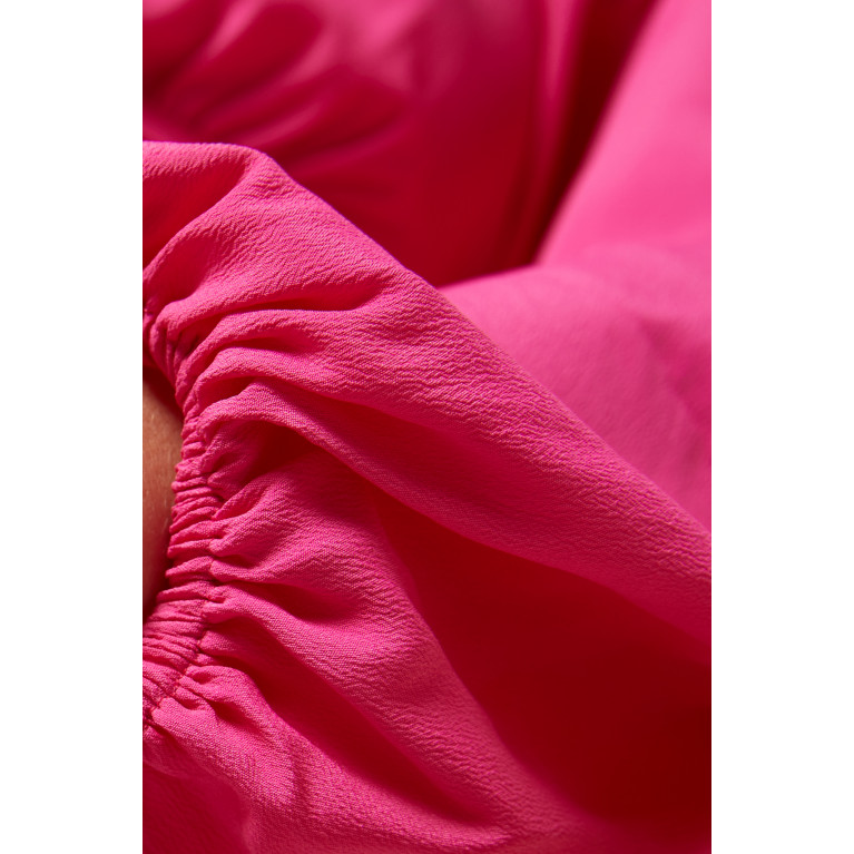 Marella - Chieti Bolero Shrug in Silk-blend Crepe Pink