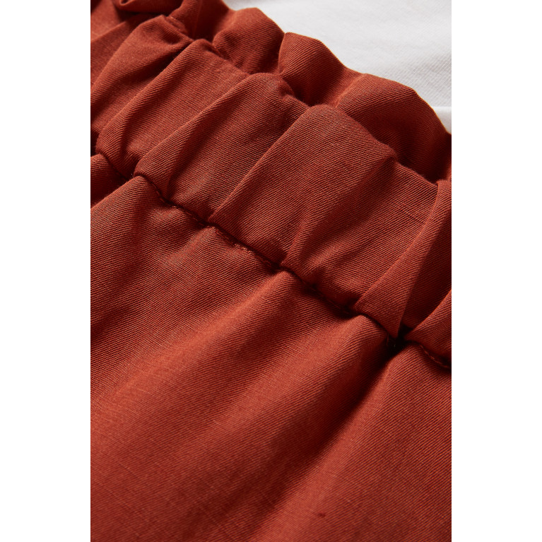 Marella - Pinicio Cropped Wide-leg Pants in Linen-blend Brown