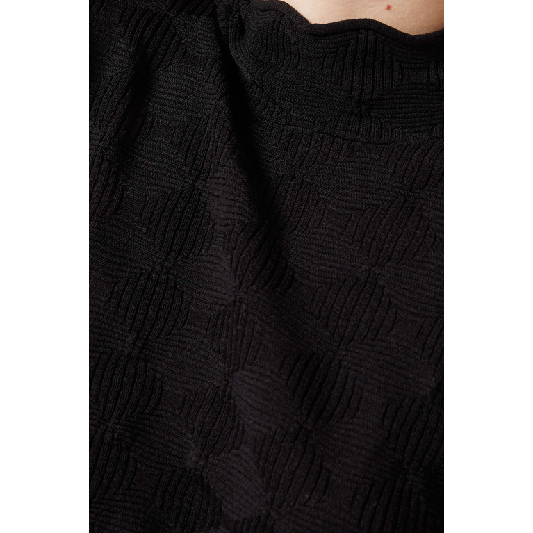 Simon Miller - Peep Pullover Sweater in Viscose Knit Black