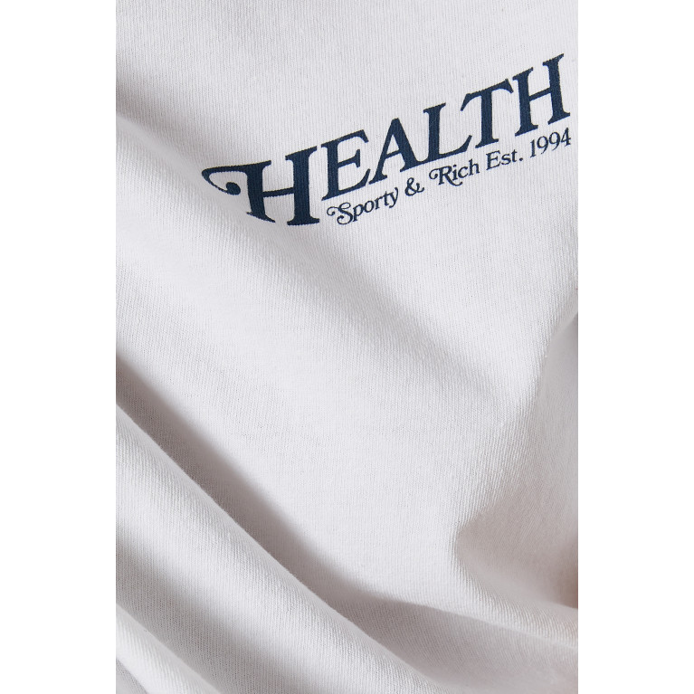 Sporty & Rich - 70s Health T-shirt in Cotton