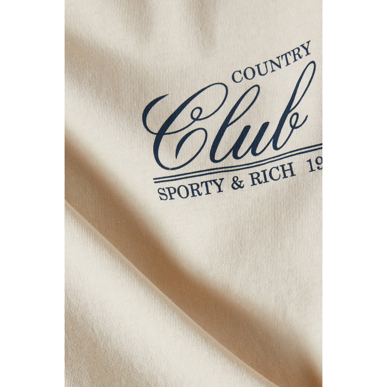 Sporty & Rich - 94 Country Club T-shirt in Cotton