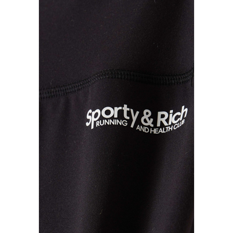 Sporty & Rich - Club Logo Leggings in Jersey