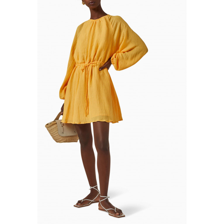 Faithfull The Brand - Constance Mini Dress in Linen-rayon