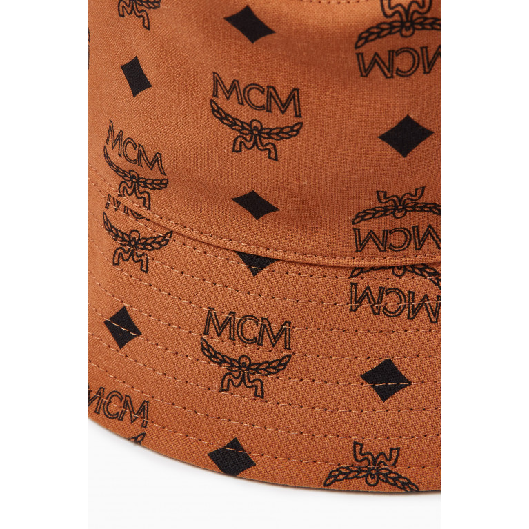 MCM - Reversible Bucket Hat in Visetos
