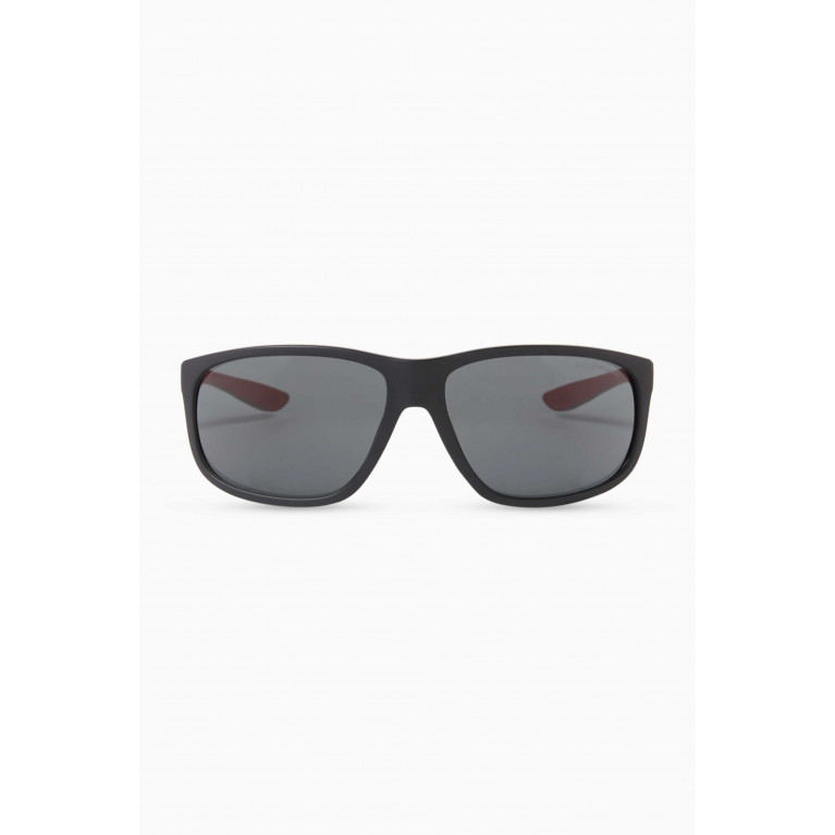 Emporio Armani - D-frame Sunglasses in Acetate Grey
