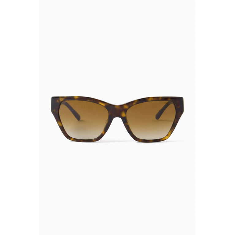 Emporio Armani - Cat-eye Sunglasses in Acetate Brown