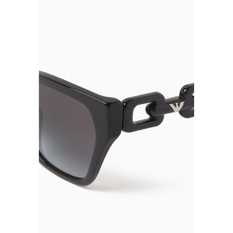 Emporio Armani - Cat-eye Sunglasses in Acetate