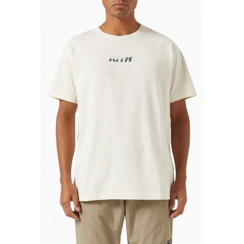 Kith - x Columbia Elemental T-shirt in Cotton Jersey Neutral