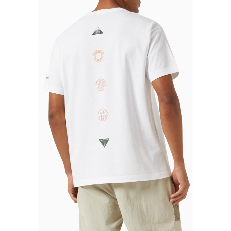 Kith - x Columbia Elemental T-shirt in Cotton Jersey White