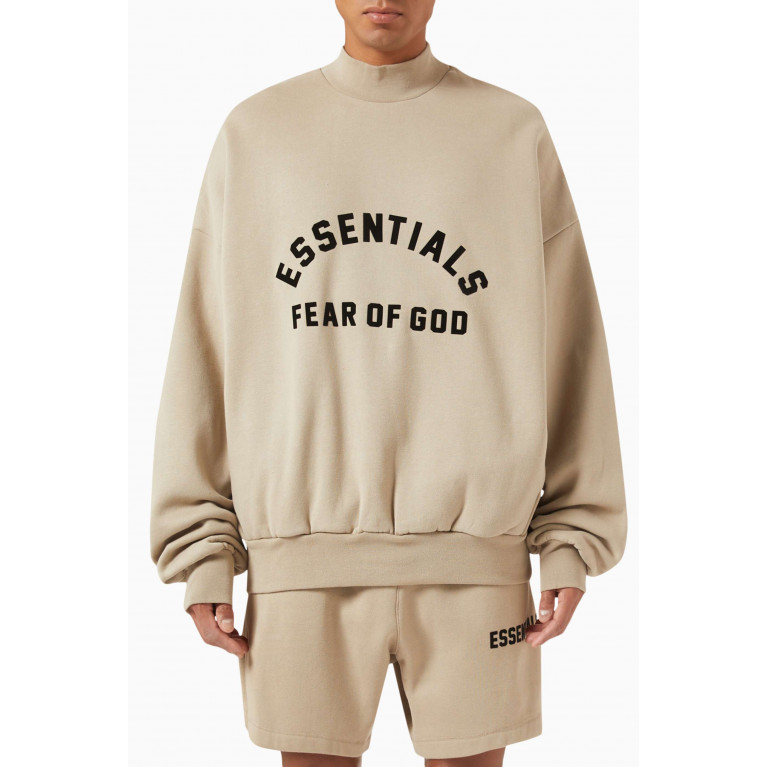 Fear of God Essentials - Essentials Logo Sweatshirt in Cotton Blend