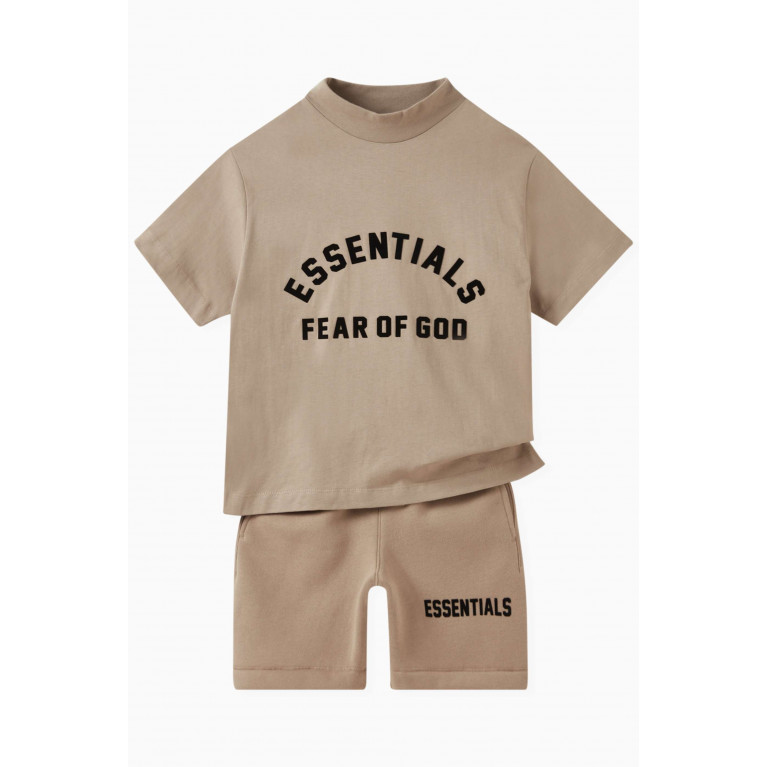 Fear of God Essentials - Essentials Logo Shorts in Cotton Jersey