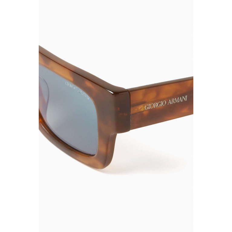 Giorgio Armani - D-frame Sunglasses in Acetate Blue