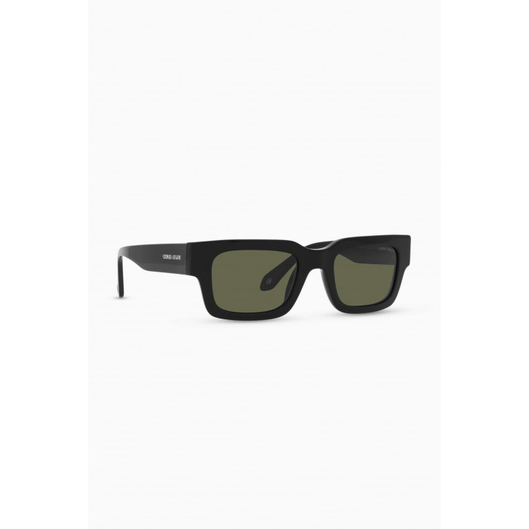 Giorgio Armani - D-frame Sunglasses in Acetate Green
