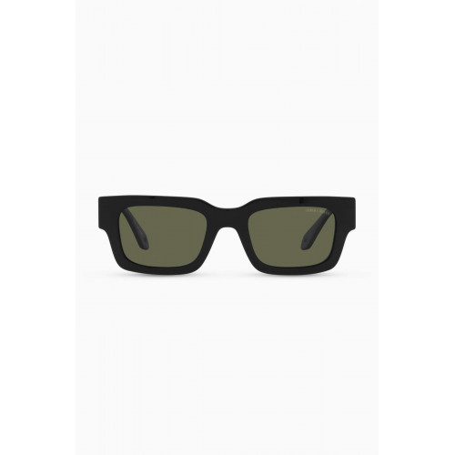 Giorgio Armani - D-frame Sunglasses in Acetate Green