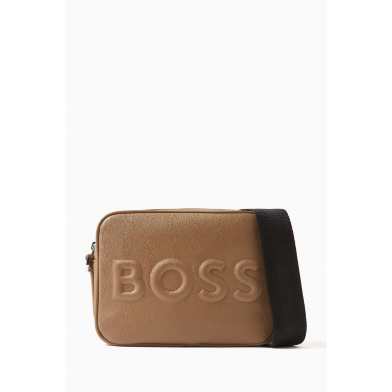 Boss - Medium Olivia Crossbody Bag in Faux-leather