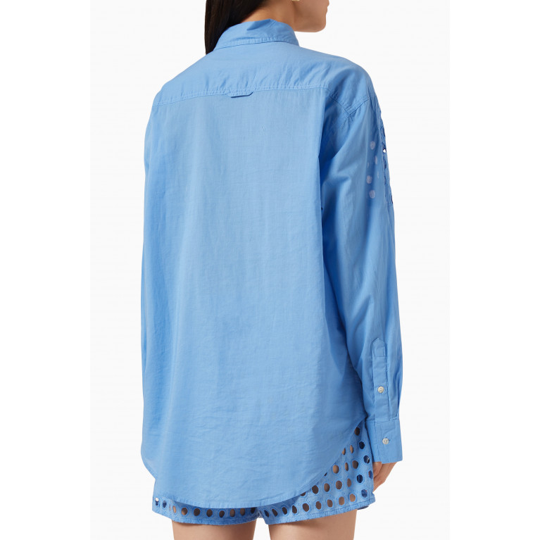 Solid & Striped - The Arlette Eyelet Shirt in Cotton