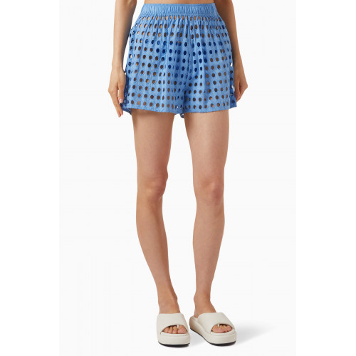 Solid & Striped - The Avril Shorts in Cotton-eyelet