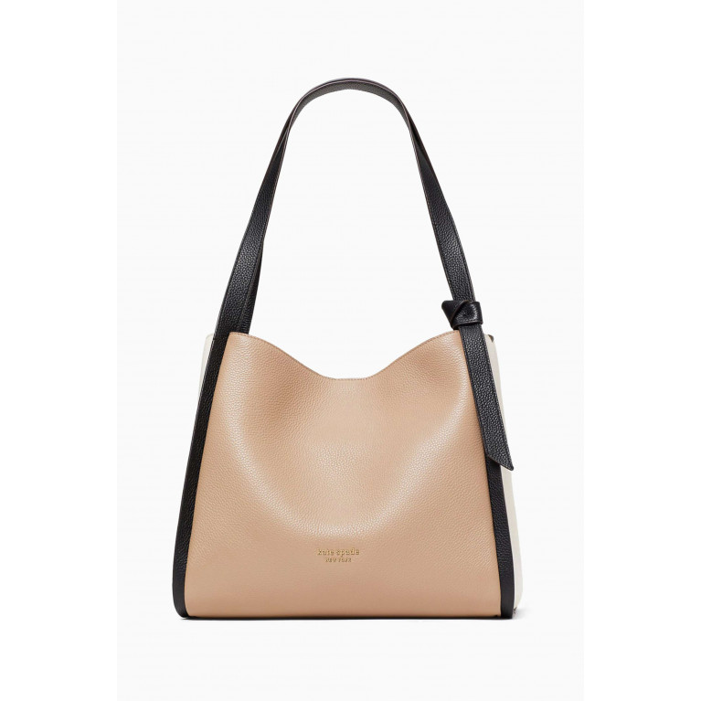 Kate Spade New York - Knot Shoulder Bag in Pebbled Leather