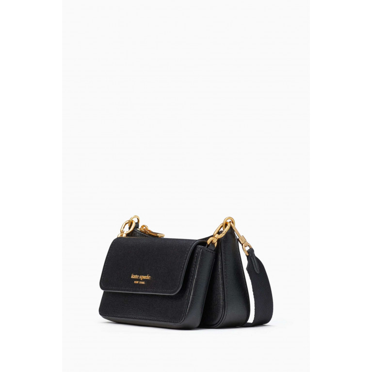 Kate Spade New York - Morgan Double Up Crossbody Bag in Saffiano Leather