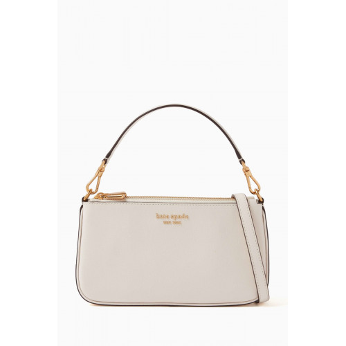 Kate Spade New York - Morgan East West Crossbody Bag in Saffiano Leather White