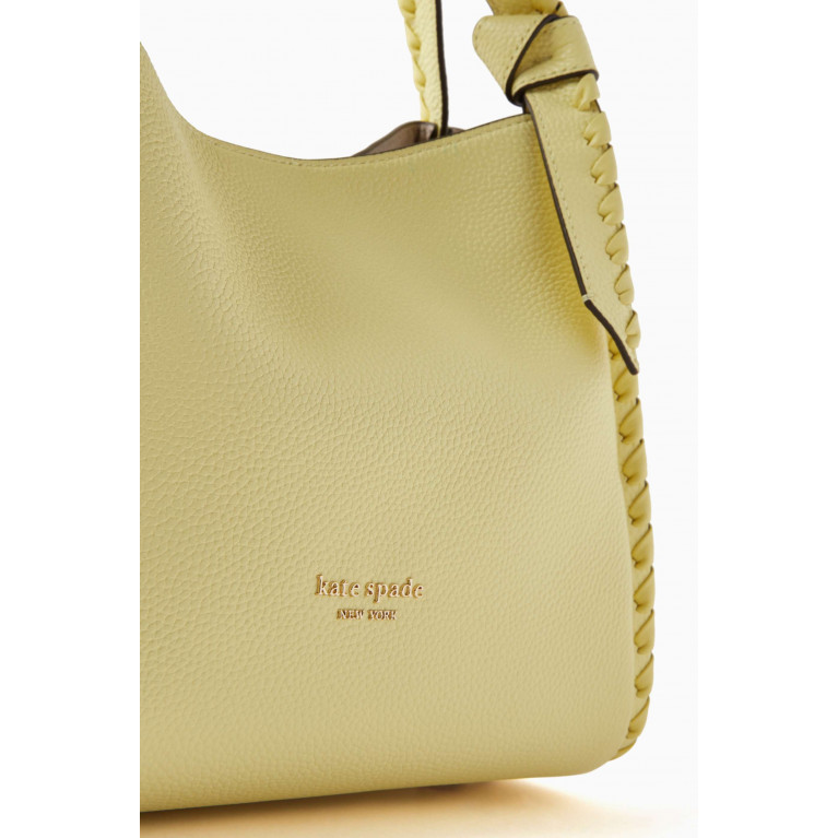 Kate Spade New York - Knott Medium Whipstitched Crossbody Bag in Leather