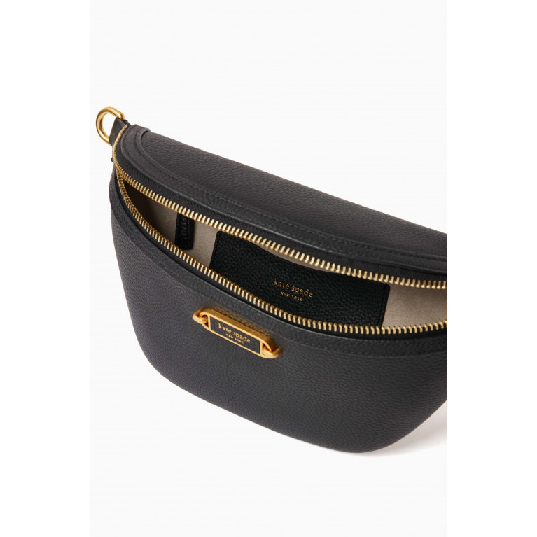 Kate Spade New York - Medium Gramercy Belt Bag in Pebbled Leather Black