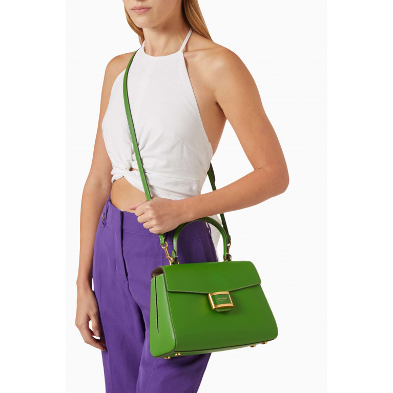 Kate Spade New York - Medium Katy Top Handle Bag in Leather