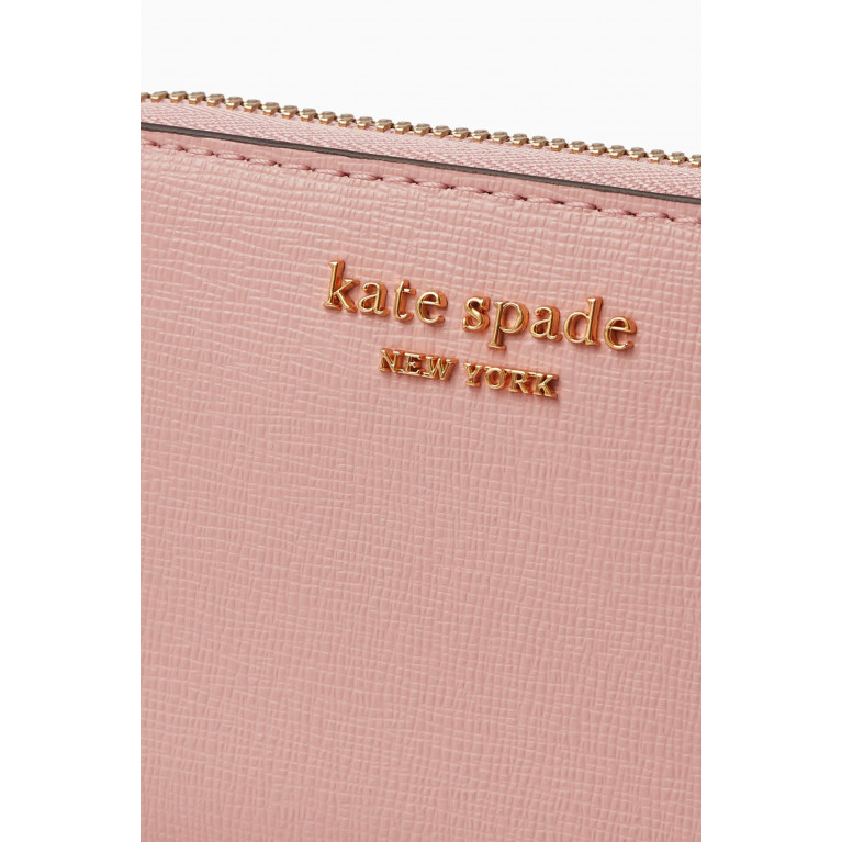 Kate Spade New York - Morgan Card Case in Saffiano Leather Pink