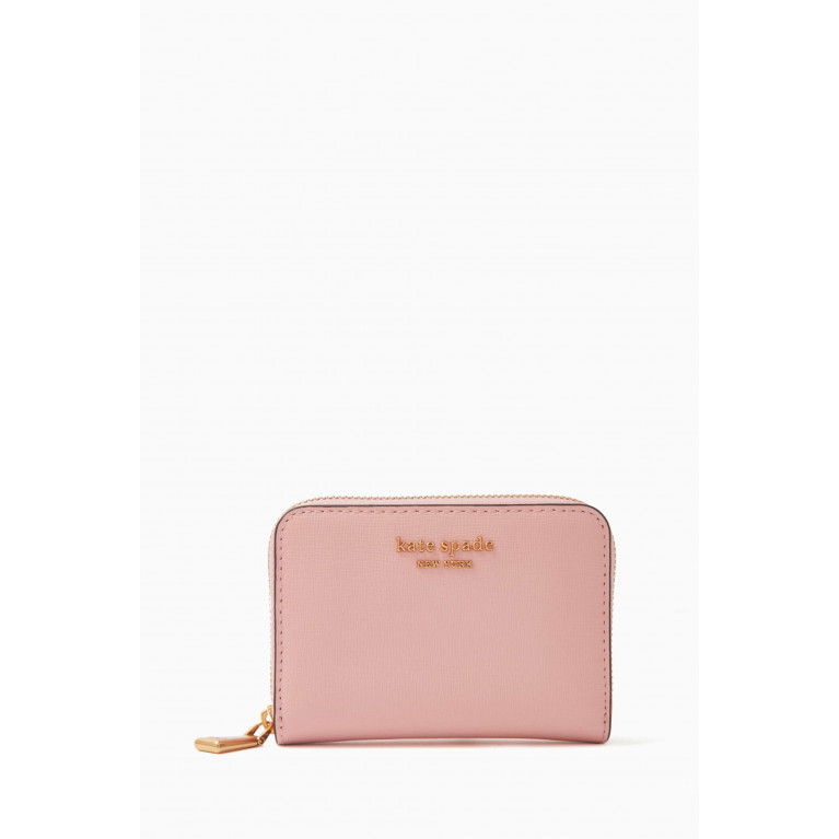 Kate Spade New York - Morgan Card Case in Saffiano Leather Pink