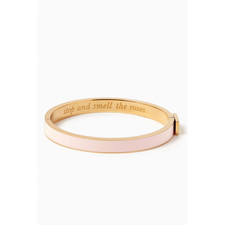 Kate Spade New York - "Stop & Smell the Roses" Thin Idiom Bangle