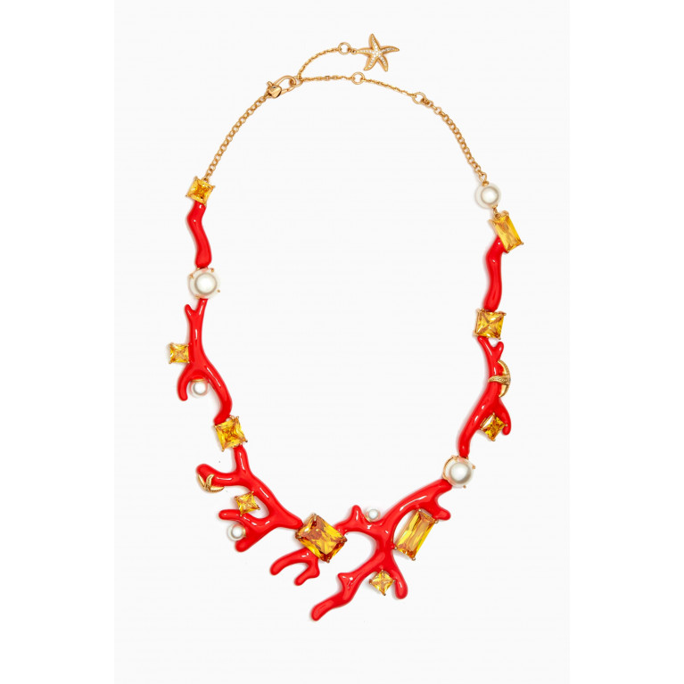 Kate Spade New York - Reef Treasure Coral Statement Necklace