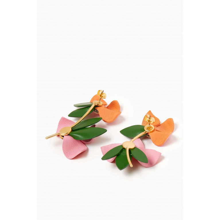 Kate Spade New York - Flower Power Earrings in Leather