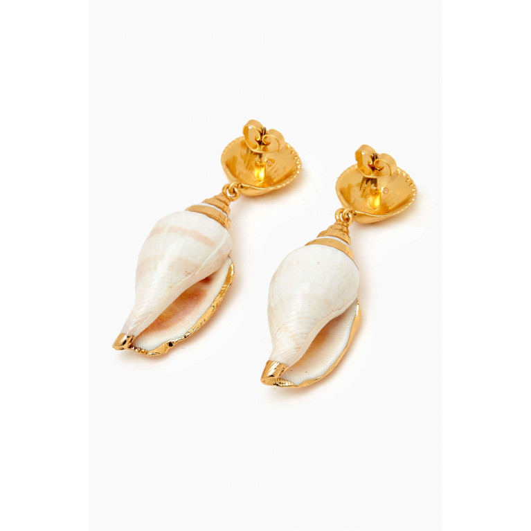 Kate Spade New York - Reef Treasure Shell Drop Earrings