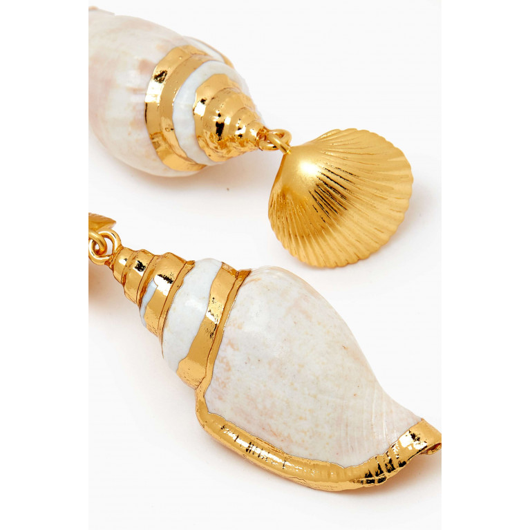 Kate Spade New York - Reef Treasure Shell Drop Earrings